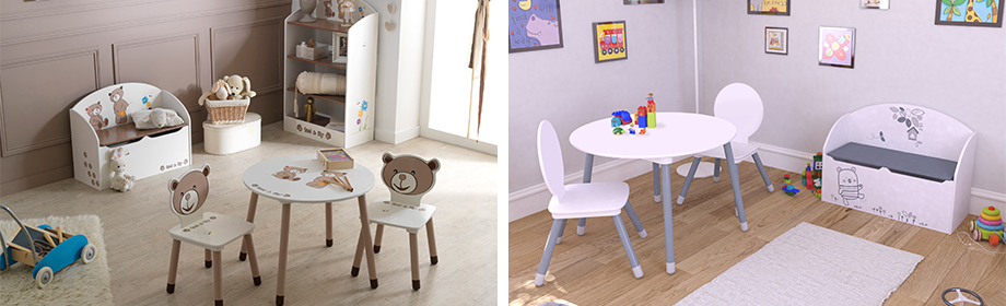 Pequeños muebles para bebés