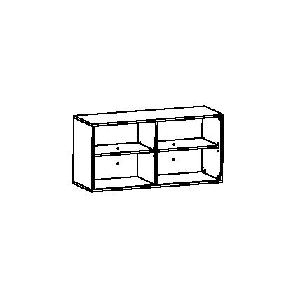 MUEBLE BAJO 1 PUERTA /3 CAJONES - Mueble de cocina modular - Demeyere