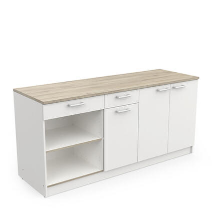 Mueble bajo cocina blanco DELINIA ID 80x76,8 cm